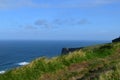 The Burren Pathway Along the Cliff`s of Moher Royalty Free Stock Photo