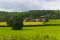 View of beautiful Mendip Hills England