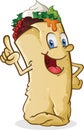 Burrito Character Royalty Free Stock Photo