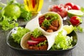 Burrito with pork Royalty Free Stock Photo