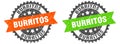 burritos band sign. burritos grunge stamp set