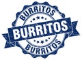 burritos seal. stamp