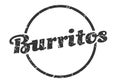 burritos sign. burritos round vintage stamp.