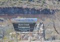 Burro Creek Campground Sign. Mohave County, Sonoran Desert, Arizona USA