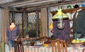 The Burrow interior part with the Wheasley outfits at Warner Bros. Studio, London, UK