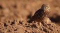 Burrowing Owl Looking Back Royalty Free Stock Photo