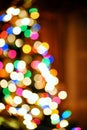 Burry Christmas Tree Royalty Free Stock Photo