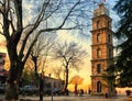 Bursa clock tower Royalty Free Stock Photo