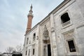 Green mosque yesil cami in center of old capital city of ottoman bursa during overcast sky Royalty Free Stock Photo