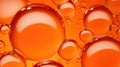 burst orange bubbles background Royalty Free Stock Photo