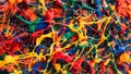 Vivid Paint Splashes Capturing Dynamic Movement Royalty Free Stock Photo
