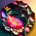 Bursts of Blooms: An Explosion of Color in Vibrant Floral Illustrations