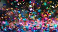 Bursts of vibrant colors from confetti cannons bring an extra sparkle to any special occasio