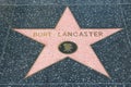 Burt Lancaster star in Hollywood