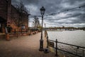 Burton Under Needwood England March 28 2021, A visit on a small walk by the lake in Barton Marina, England Burton under Needwood