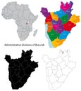 Burundi map