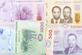 Burundian franc a business background Royalty Free Stock Photo