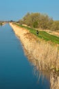 Burwell Lode at Wicken Fen Royalty Free Stock Photo