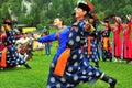 Buryat Dance Group Royalty Free Stock Photo