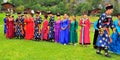 Buryat Dance Group Royalty Free Stock Photo