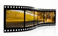 Bus Blur Film Strip Royalty Free Stock Photo