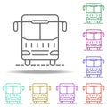 bus dusk icon. Elements of Summer holiday & Travel in multi color style icons. Simple icon for websites, web design, mobile app, Royalty Free Stock Photo