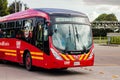 Bus in transmilenio portal 80