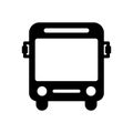 Bus icon flat vector illustration design Royalty Free Stock Photo