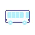 Bus Icon, Travel Anywhere by Bus, to reduce emissions.