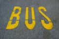 Bus lane Royalty Free Stock Photo