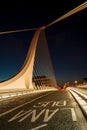 Bus Lane on Samuel Beckett Bridge Dublin Royalty Free Stock Photo