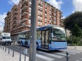 A bus in Lecce, Italy Royalty Free Stock Photo