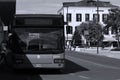 Bus in Lido di Venezia, Italy Royalty Free Stock Photo