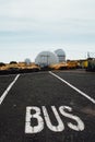bus parking in Teide Observatory, Tenerife