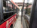 Bus and passenger movement of the Bandeira Bus Terminal,