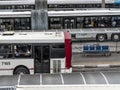 Bus and passenger movement of the Bandeira Bus Terminal