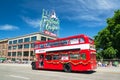 Bus in Portland Grand Floral Parade