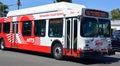 Bus of San Diego Metropolitan Transit System Royalty Free Stock Photo