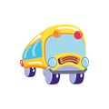 bus school transportation isolated icon