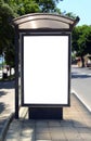 Bus shelter Royalty Free Stock Photo