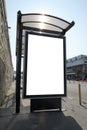 Bus shelter Royalty Free Stock Photo