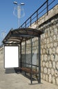 Bus shelter Royalty Free Stock Photo