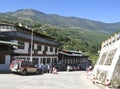 Bus stand in Central Bhutan