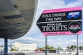 Bus station, discobus ibiza sign, town of Sant Antoni, Ibiza isl