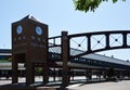 Bus Station in Downtown Eugene in Summer, Oregon Royalty Free Stock Photo