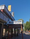 The bus station in Karlstad, Sweden Royalty Free Stock Photo