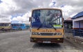 Bus station in Mahebourg, Mauritius Royalty Free Stock Photo