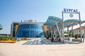 Bus Station South Terminal in Burgas, Bulgaria Royalty Free Stock Photo