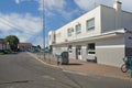 The bus station in Zlate Moravce town Royalty Free Stock Photo