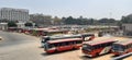 Bus stations at Bangluru in India Royalty Free Stock Photo